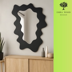 Lustro nieregularne w ramie mdf - MISTY – Blobs Mirrors
